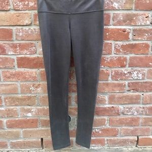 Hale Bob Taupe Coated Leggings